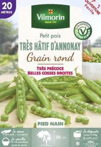 Pois Nain à Grain Rond Très Hâtif d'Annonay - 20 m
